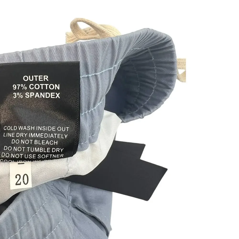 BlackTailor V10 Cargo‎ Pants Joggers Drawstring Light Blue Gray Size 30